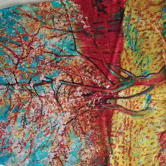 100%Silk NWT Scarf/Wrap/Table Runner Etc.. - Picture 4 of 11